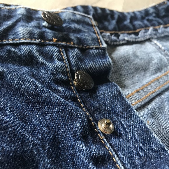 New Direction Original Legend Atypical Button Fly High Rise Mom Jeans sz 32 - Picture 4 of 13